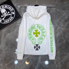 Chr0me  Heart Green Cross Hoodie 2 Colors