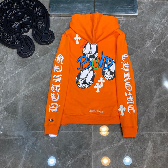 Chr0me  Hearts Matty Boy Hoodie Orange