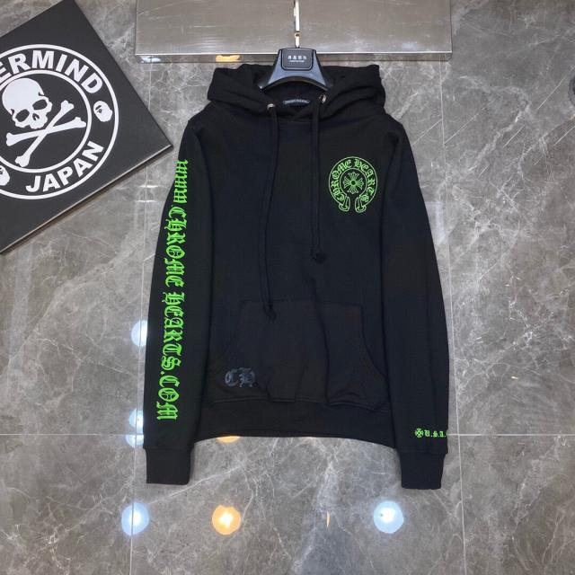 Chr0me  Heart Green Cross Hoodie 2 Colors