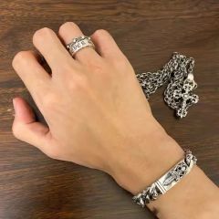 Chr0me  Hearts Crossing Bracelet