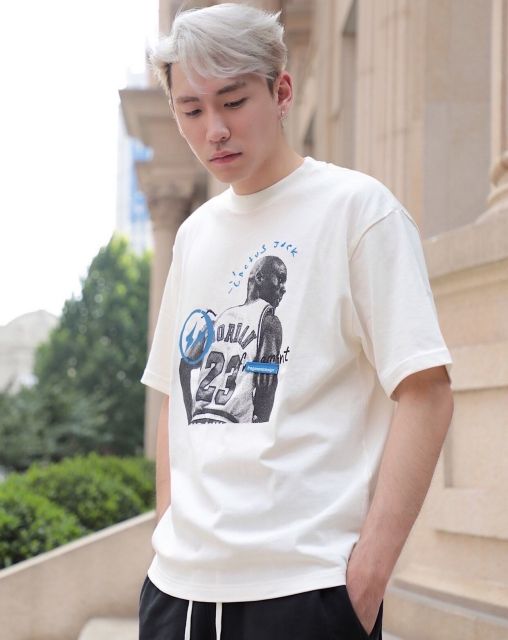  Travis Scott x Fragment Michael Jordan tee