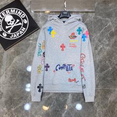 Chr0me  Hearts 20FW Supply the Demand Hoodie Black