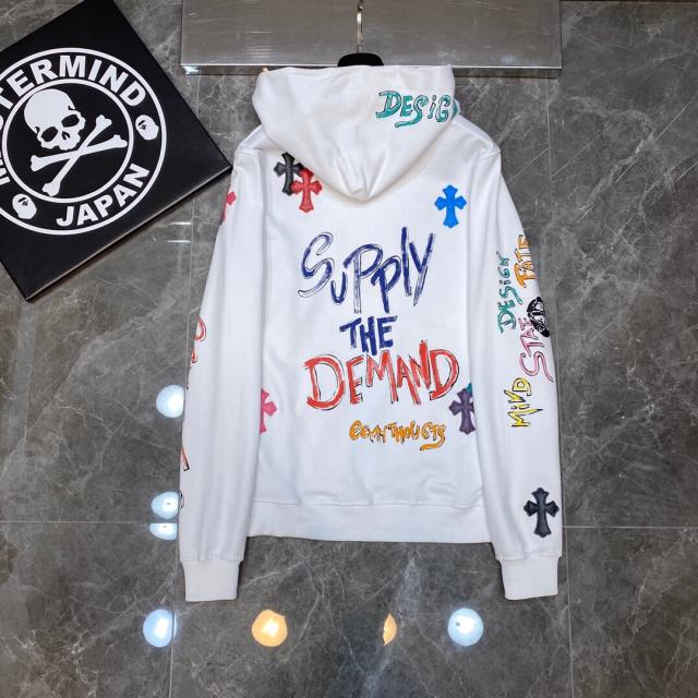 Chr0me  Hearts 20FW Supply the Demand Hoodie Black