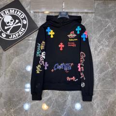 Chr0me  Hearts 20FW Supply the Demand Hoodie Black