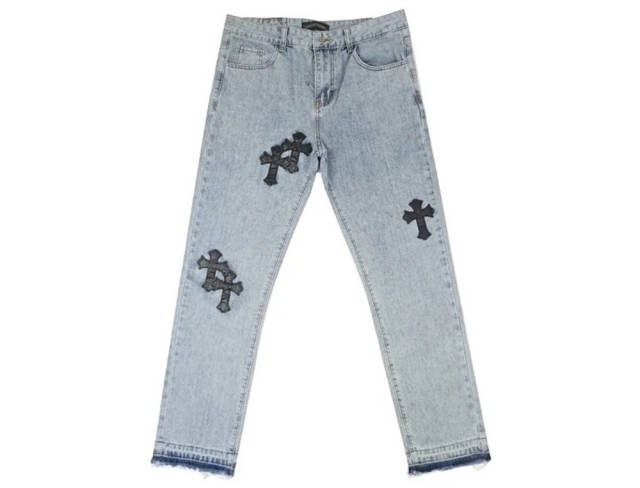 Normal version Chr0me  heart jean pants