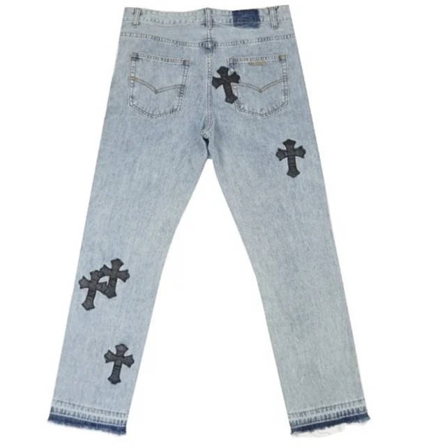 Normal version Chr0me  heart jean pants