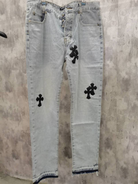 Normal version Chr0me  heart jean pants