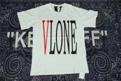  Vlone White Red Logo T-Shirts