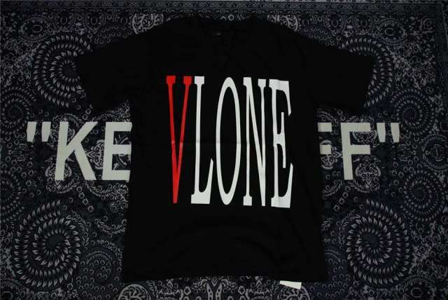  Vlone White Red Logo T-Shirts