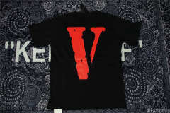  Vlone White Red Logo T-Shirts