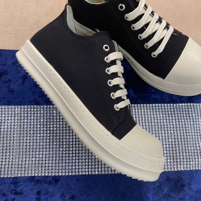R*ck Owеn* Hi-Street Shoes Black Low