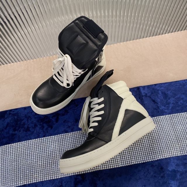 R*ck Οwens Hi-Street Shoes Black High Top