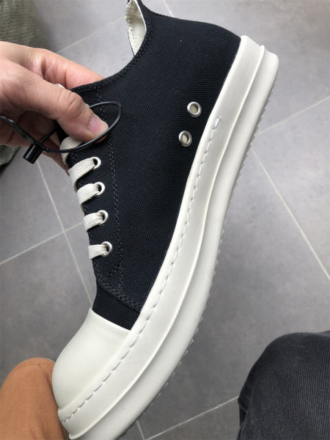 R*ck Owеn* Hi-Street Shoes Black Low