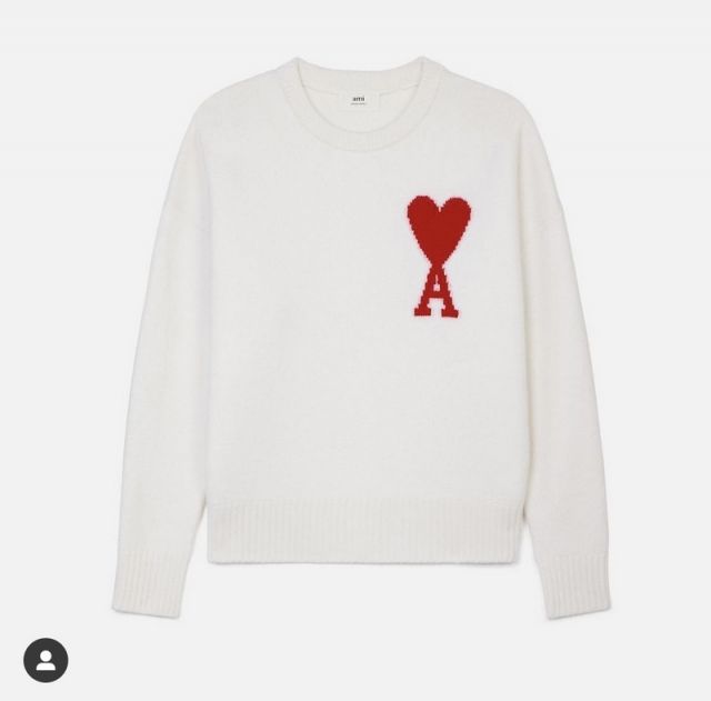 Ami Heart Sweater 4 Colors