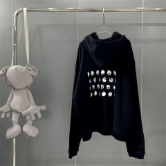 Masion Margiela Numbers Hoodie Black