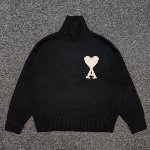 Ami Heart & A Logo Christmas day limited crewneck sweatshirt