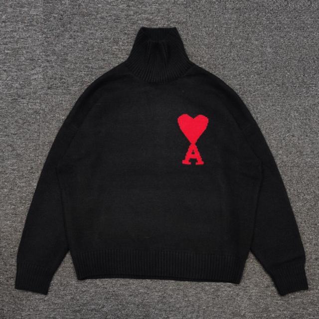 Ami Heart & A Logo Christmas day limited crewneck sweatshirt