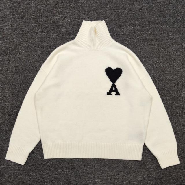 Ami Heart & A Logo Christmas day limited crewneck sweatshirt