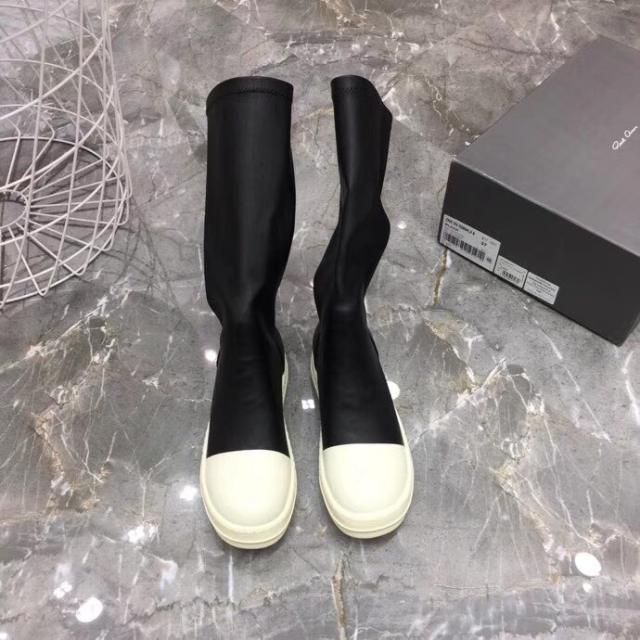 R*ck Οwen* High/Middle Boots Black Women High Top