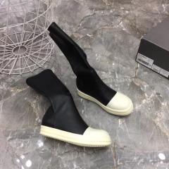R*ck Οwen* High/Middle Boots Black Women High Top