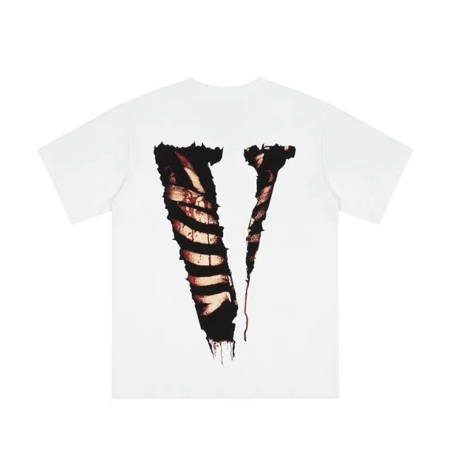 Free shipping vlone friends spirals tee white