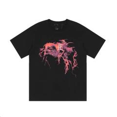Free shipping vlone eyes print tee white black