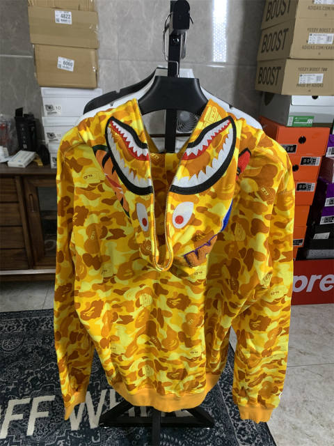 Pubg bape hoodie yellow Outlet
