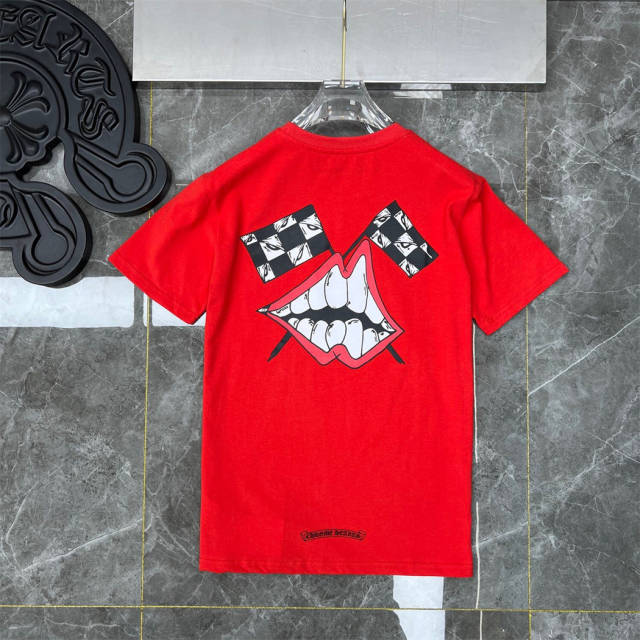 Chr0me Hearts Big Mouth T-Shirt Red
