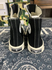 R*ck Οwens DRKSHDW x All Star 1970s Black High High Top