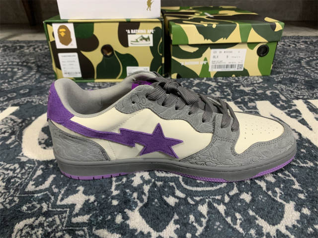 Bape Sta SK8 Suede Gray Purple