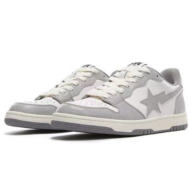Bape Sta SK8 Gray White Gray