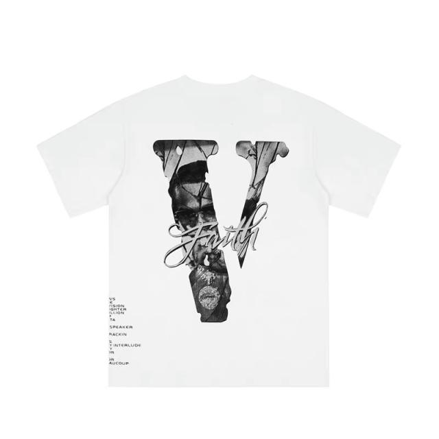 Free shipping pop smoke tee black white