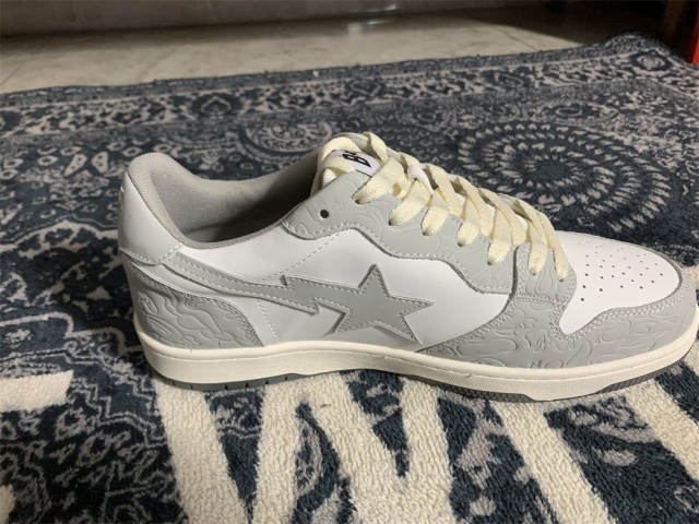 Bape Sta SK8 Gray White Gray