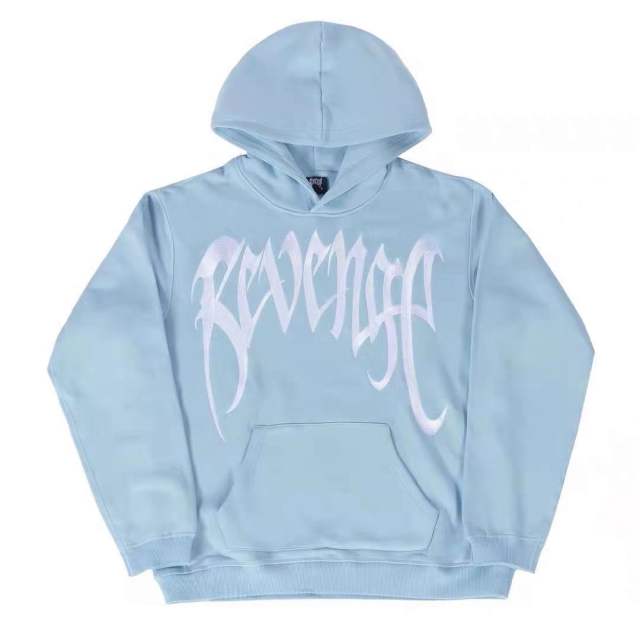 Revenge Embroidered Logo Hoodie