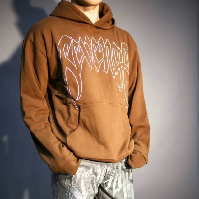 Revenge Hoodie Brown/Black