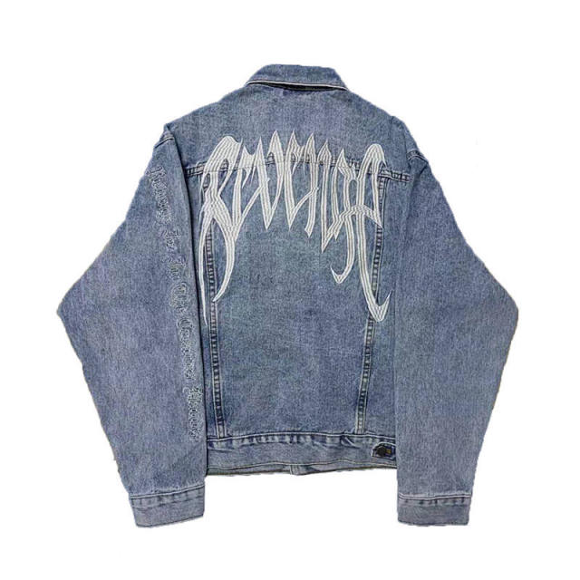 Polo.G Revenge Blue Denim Jacket