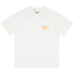 Gallery Dept orange fonts gradient tee t-shirt white