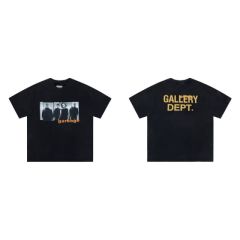 Gallery Dept Garbge portrait print tee t-shirt black
