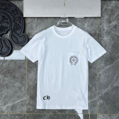 Chr0me Hearts Los Angels T-Shirts Black White