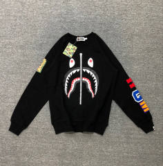 Bape Shark Face Crewneck Sweatshirt Black