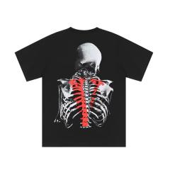 vlone skeleton tee black white