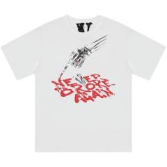 vlone skeleton tee black white