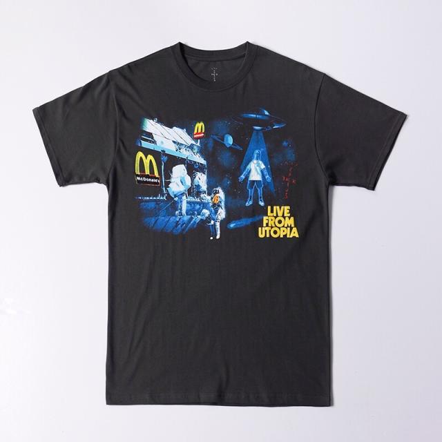 Travis Scott Cactus Jack 'LIVE FROM UTOPIA' T-Shirt Brown
