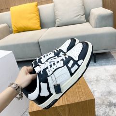 SKEL-TOP LOW WHITE BLACK