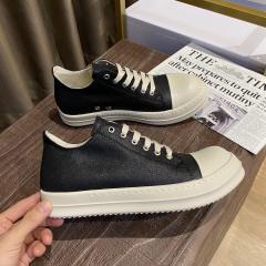 R*ck Οwens Hi-Street Wax Shoes Black Low Women/Men High Top