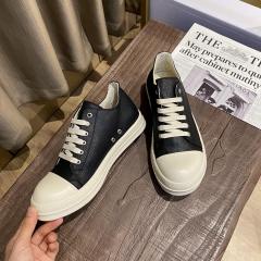 R*ck Οwens Hi-Street Wax Shoes Black Low Women/Men High Top