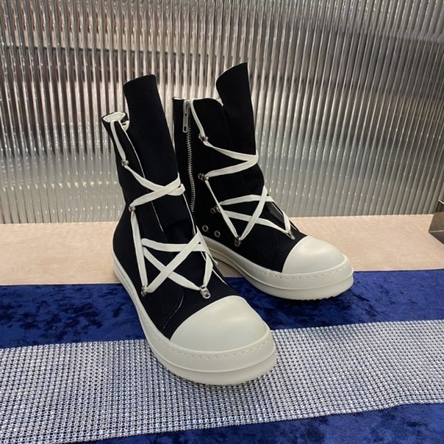R*ck Οwens Hi-Street Shoes Black High Top