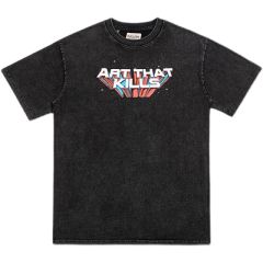 Gallery dept overlapping Logo tee t-shirt distressed black