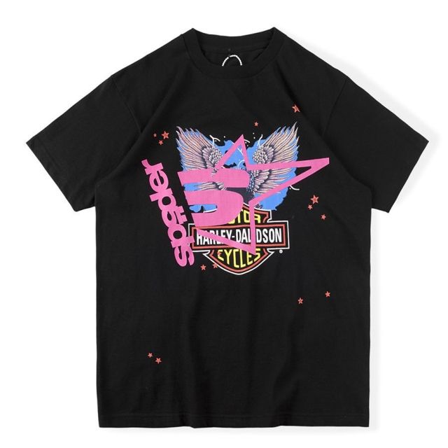 Spider Worldwide Worldwide Clothing Hawks Man T-Shirt Black