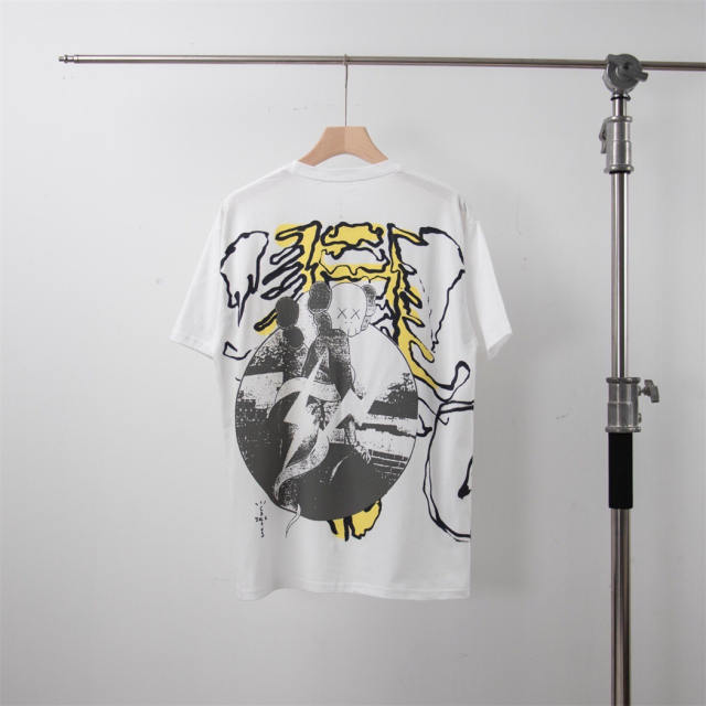 Travis Scott Cactus Jack x Fragment Design x Kaws T-Shirt White
